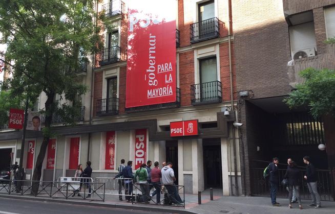 Sede del PSOE en Ferraz. EP