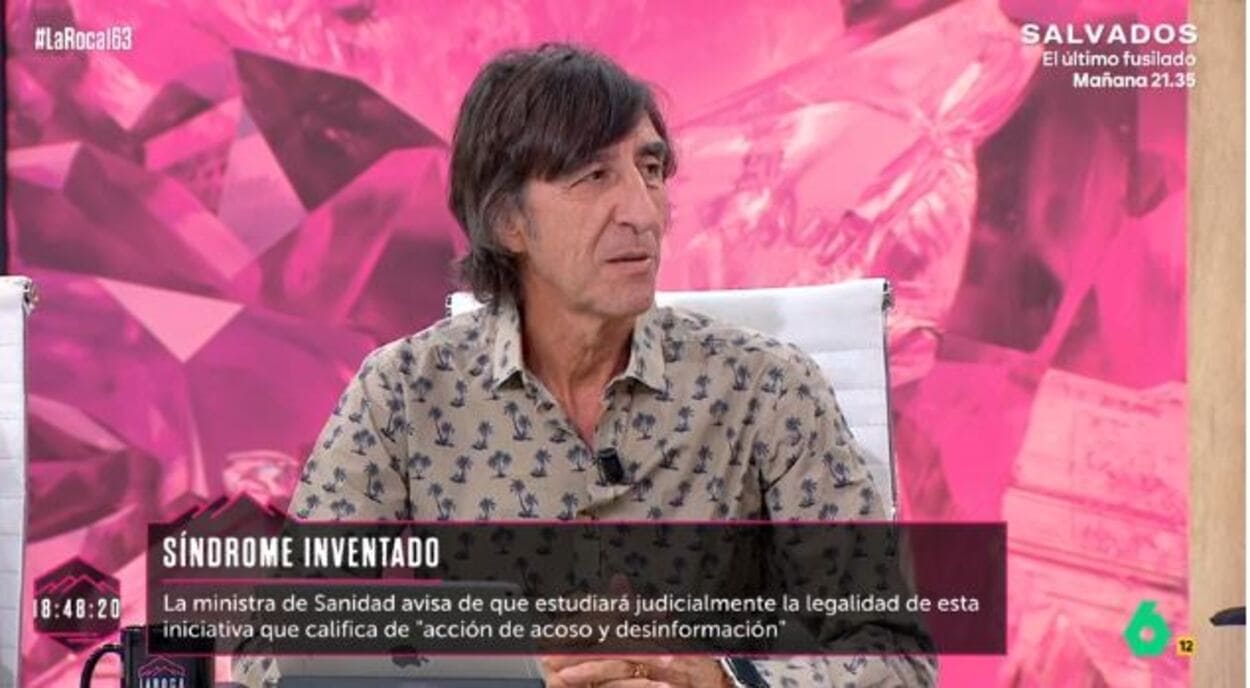 Benjamín Prado en La Roca. La Sexta.