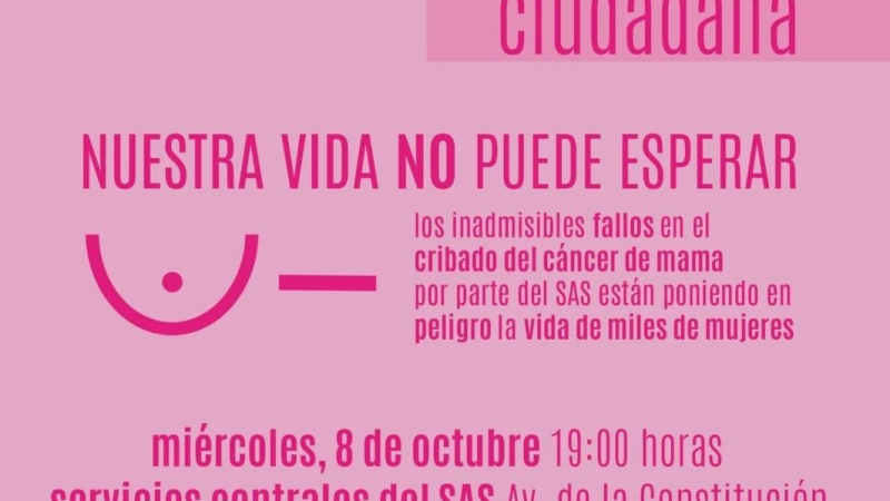 concentracion sevilla servicio andaluz salud andalucía sevilla mujeres cancer