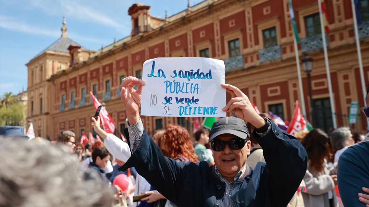 Protesta sanitaria en Andalucía / EP