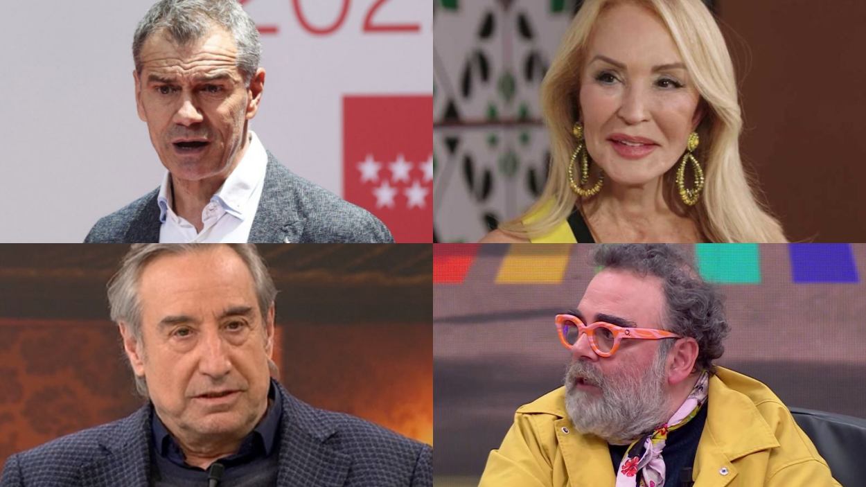 Algunos de los rostros de la televisión que se atrevieron con la política (EL PLURAL / ATRESMEDIA / RTVE)