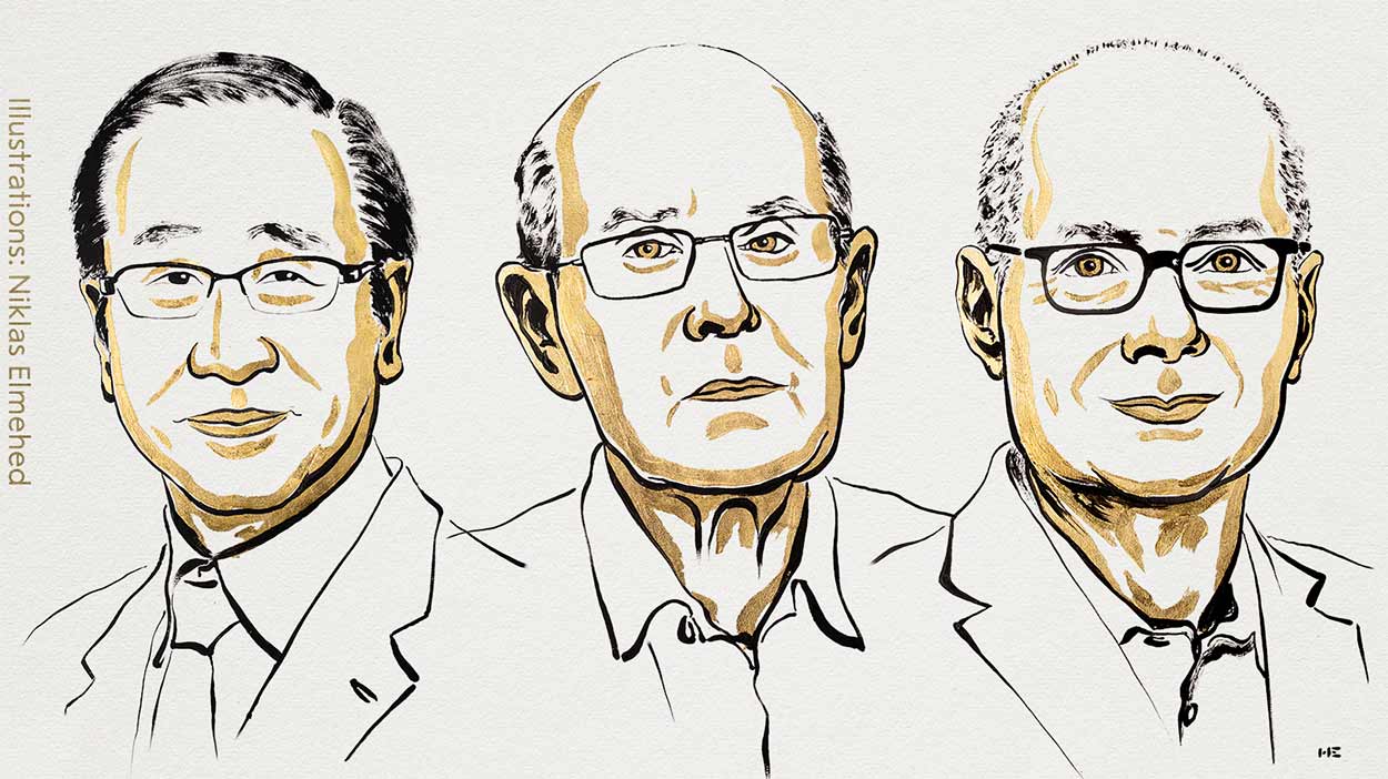 Susumu Kitagawa, Richard Robson y Omar Yaghi, Nobel de Química 2025