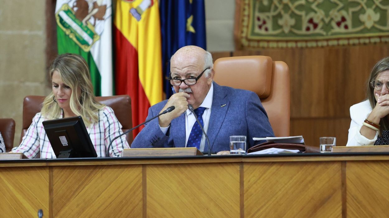 El presidente del Parlamento de Andalucía, Jesús Aguirre / EP