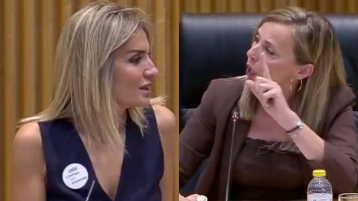 Sandra Golpe y Blanca Armario (Vox) en el Congreso 