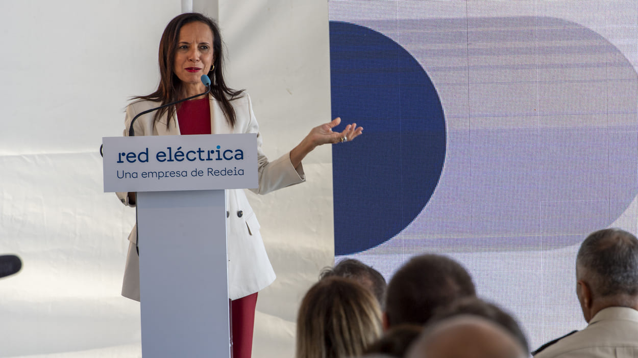 La presidenta de Redeia, Beatriz Corredor. EP.