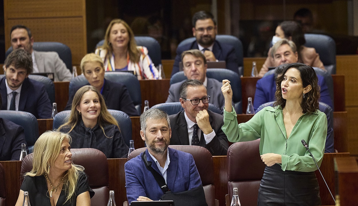 La presidenta de la Comunidad de Madrid, Isabel Díaz Ayuso. EP