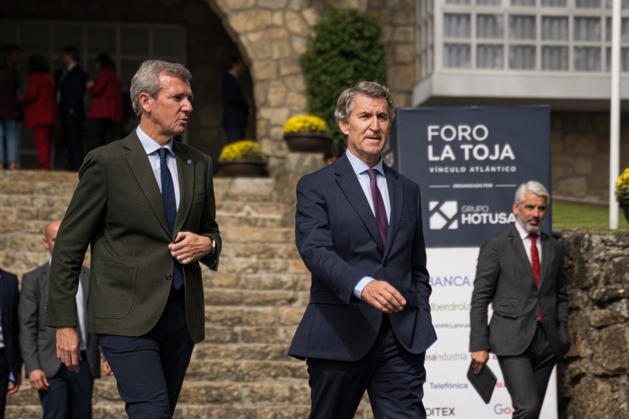 Con Feijóo en la presidencia de la Xunta nació la Sociedade Impulsa y con Rueda se disuelve una entidad que para la oposición tiene una clara conexión con Altri (Foto: Europa Press).