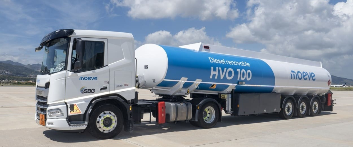 Moeve suministra por primera vez diésel 100% renovable en un aeropuerto español