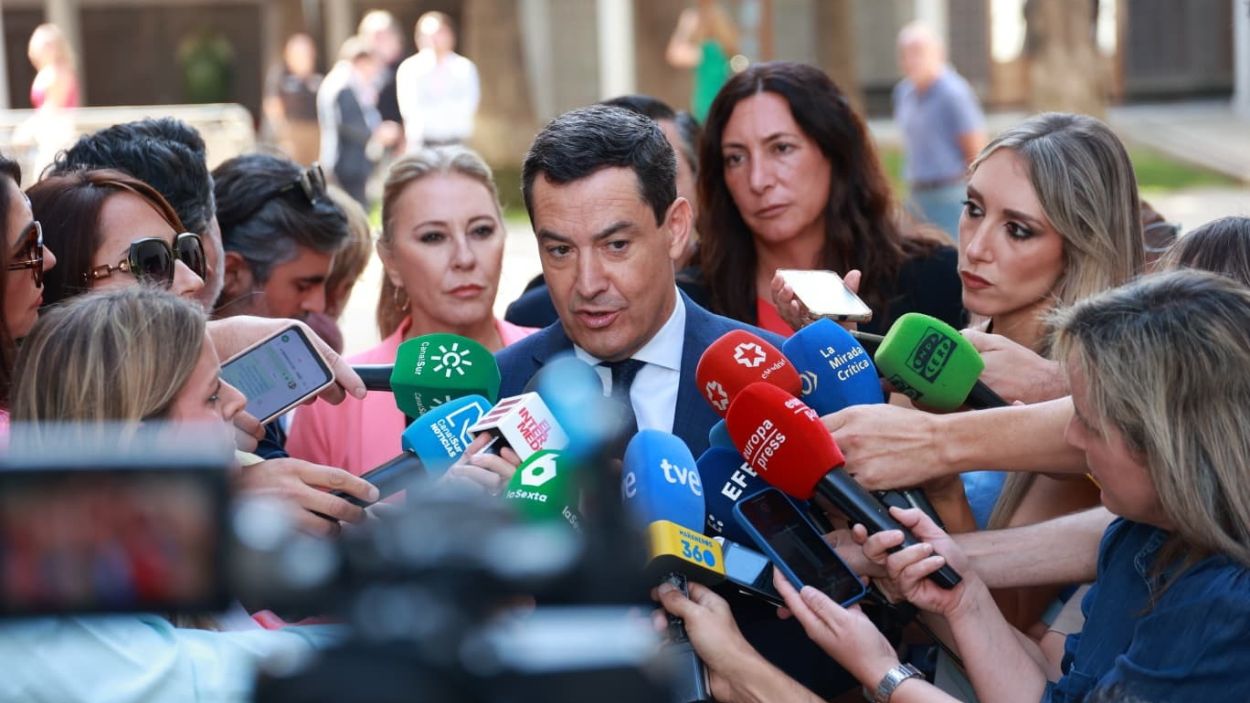 Presidente de la Junta de Andalucía, Moreno Bonilla / EP