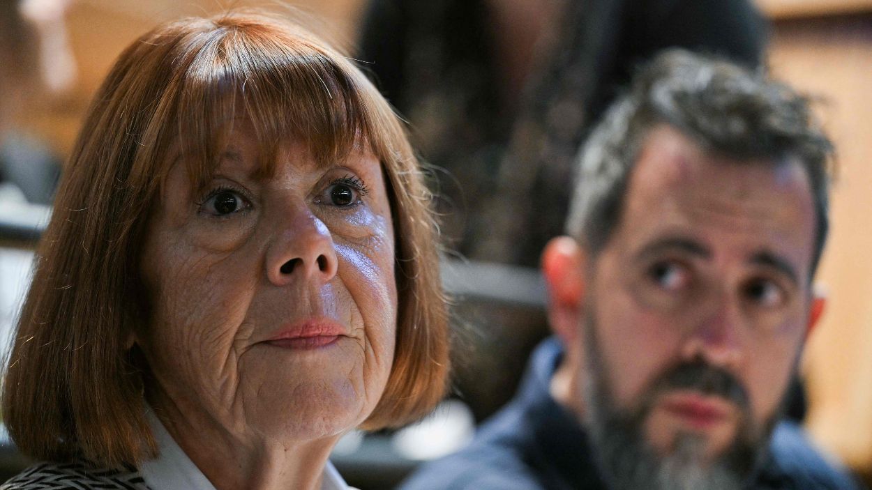 Gisèle Pelicot en el Tribunal de Apelación de Nimes, al sur de Francia. EP.