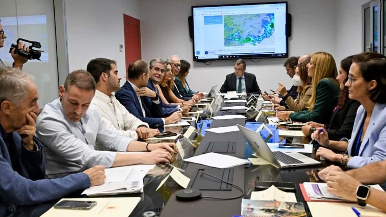 Reunión del Comité de Emergencias de Murcia. EP.