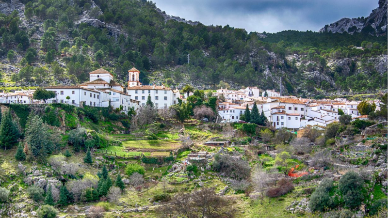 vista paronamica pueblo andalucia