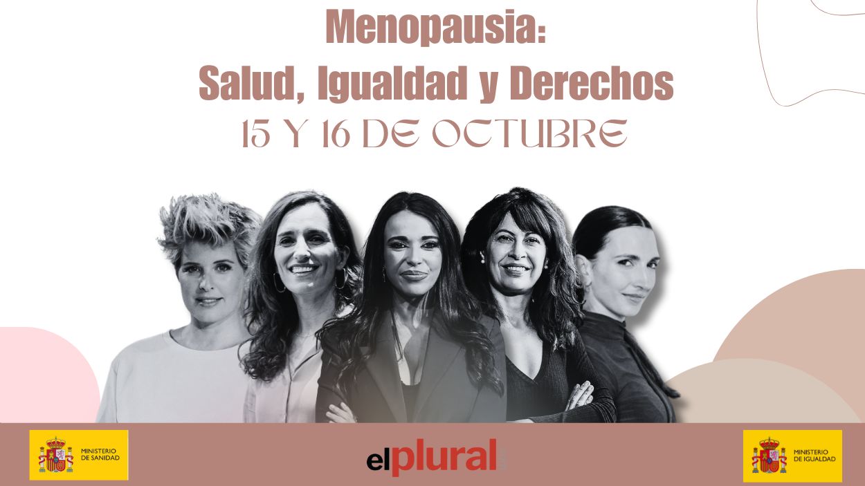 Cartel de Menopausia, salud, igualdad y derechos