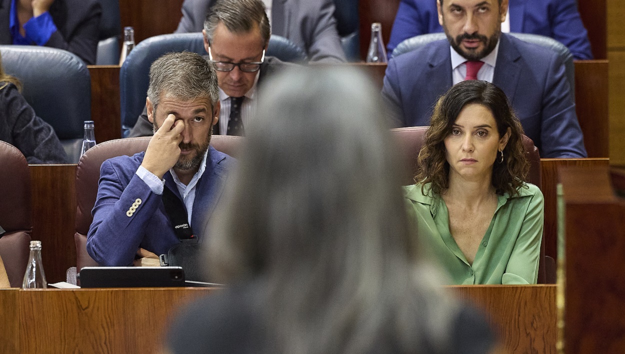 La presidenta de la Comunidad de Madrid, Isabel Díaz Ayuso. EP