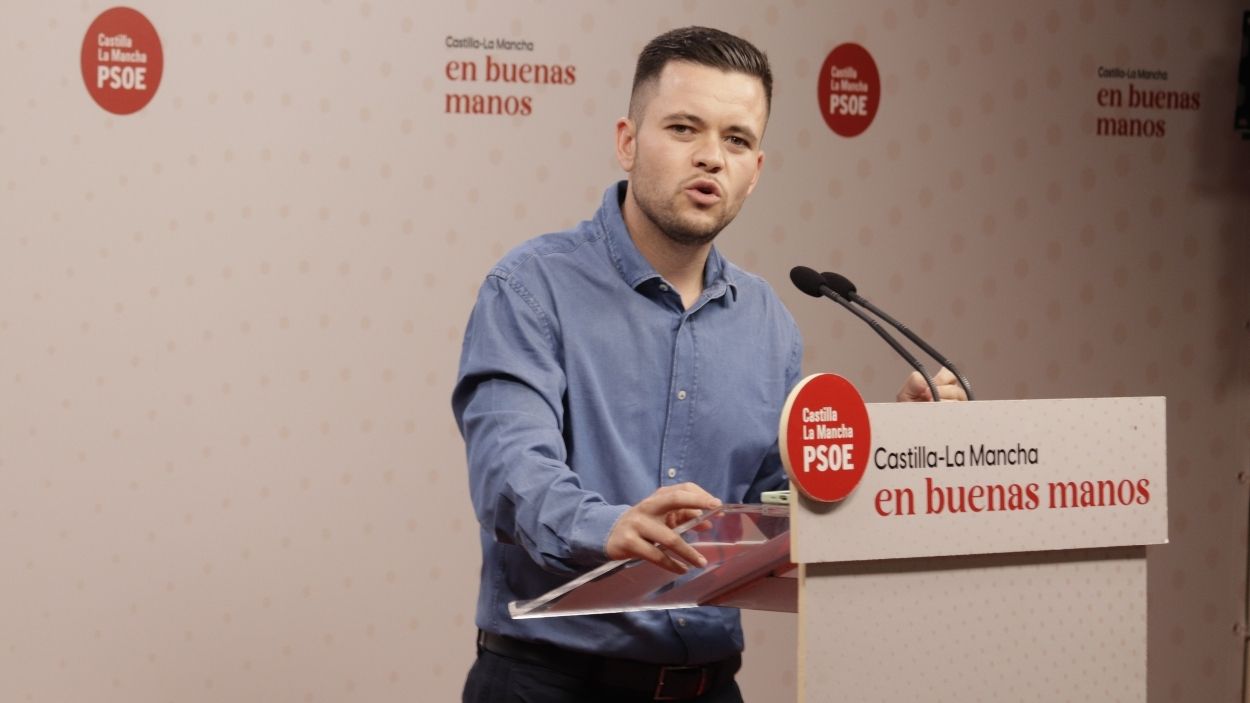 Álvaro Toconar, diputado del PSOE en las Cortes de Castilla-La Mancha.