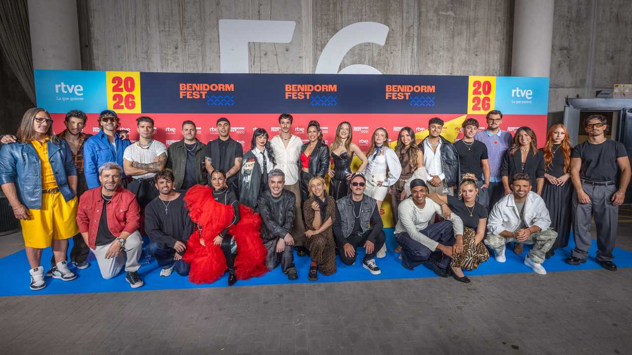 Los 18 participantes del Benidorm Fest 2026 (RTVE)