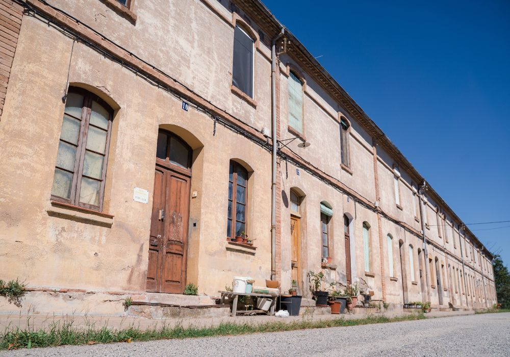Casas de los obreros en la colonia Vidal (Foto Hugo G. Pellecín)