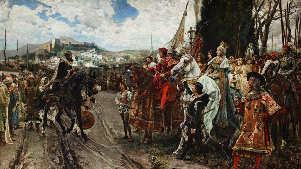 La rendición de Granada, cuadro del pintor español Francisco Pradilla y Ortiz