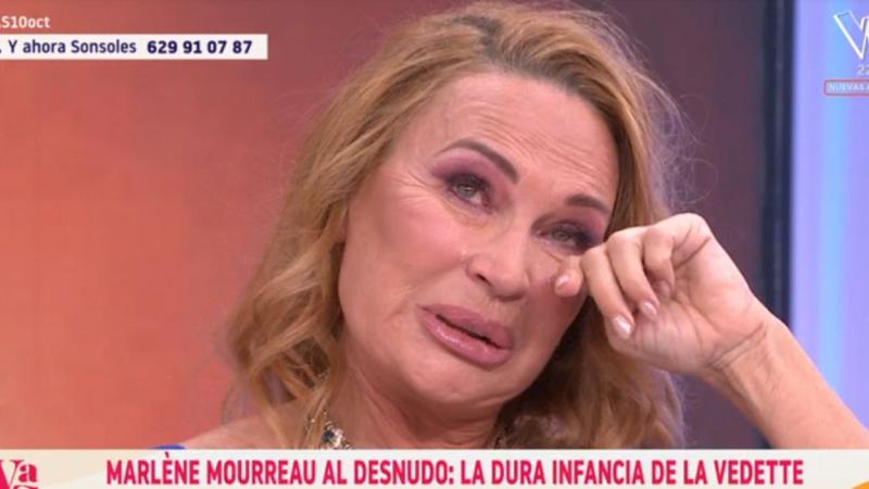 Marlene Morreau rompe a llorar en Y ahora Sonsoles al recordar su época en los castings. Atresmedia.