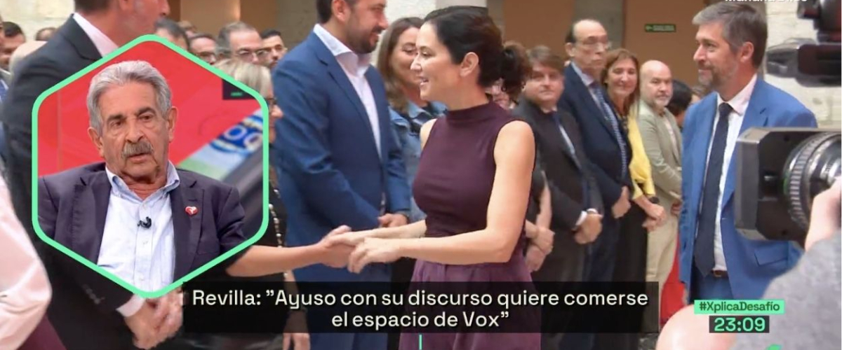 Revilla analiza la evolución de Ayuso y manda un mensaje a Feijóo: "Tiene a Vox en casa"