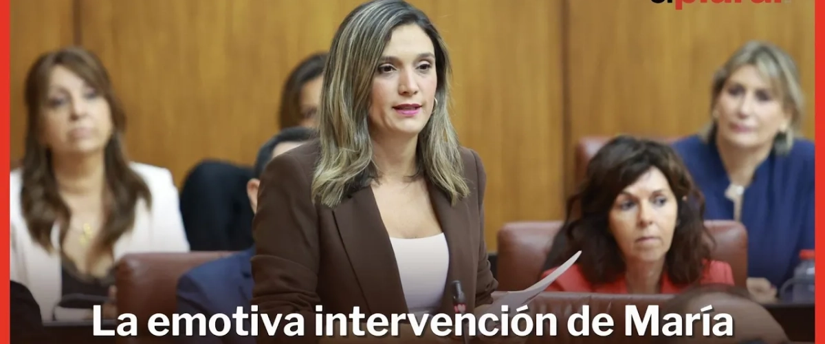 La emotiva intervención de María Márquez (PSOE-A) que deja mudo a Moreno Bonilla