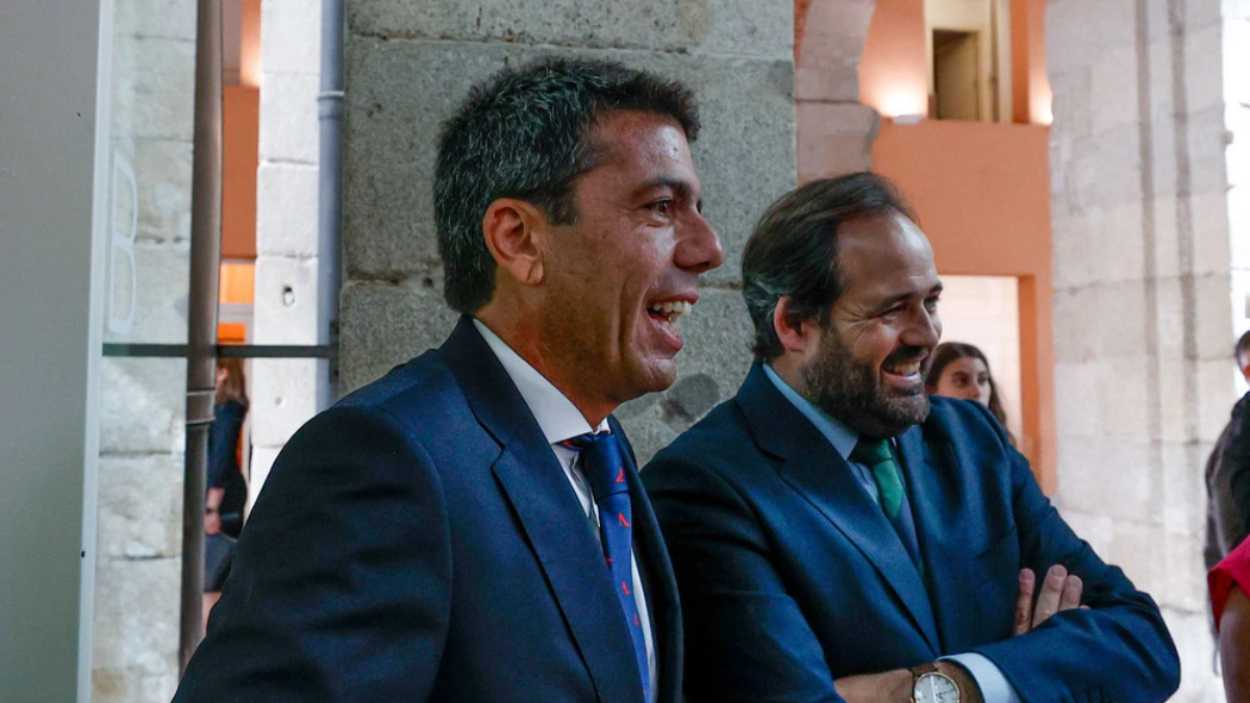 Paco Núñez junto a Carlos Mazón en una imagen de archivo. EP