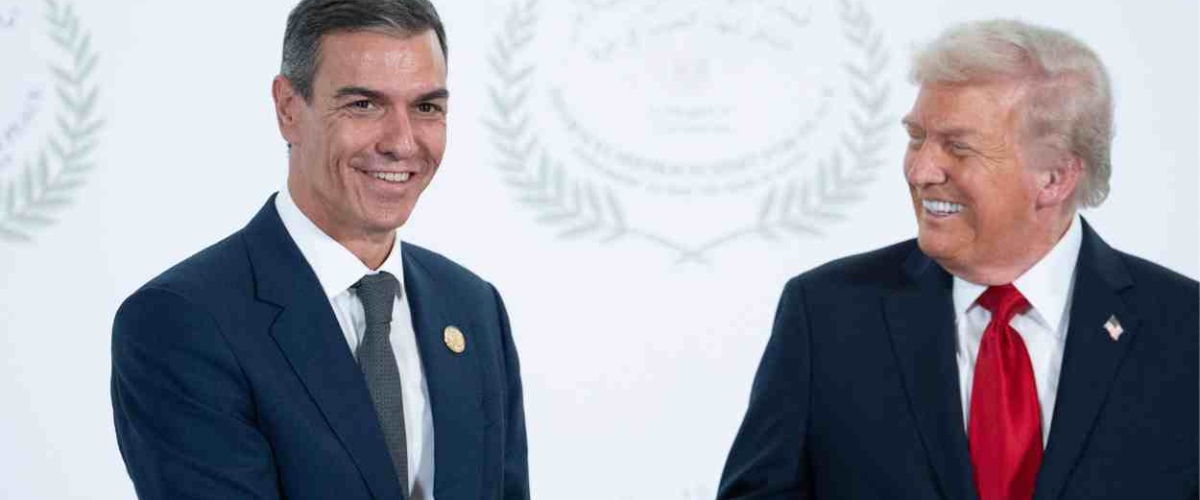 Trump, a Sánchez: "¿Dónde está España? Nos acercaremos con el PIB. Estáis haciendo un gran trabajo"