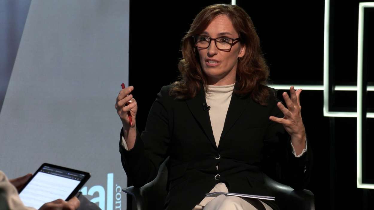 Entrevista a Mónica García en las jornadas Menopausia: Sanidad, Igualdad y Derechos