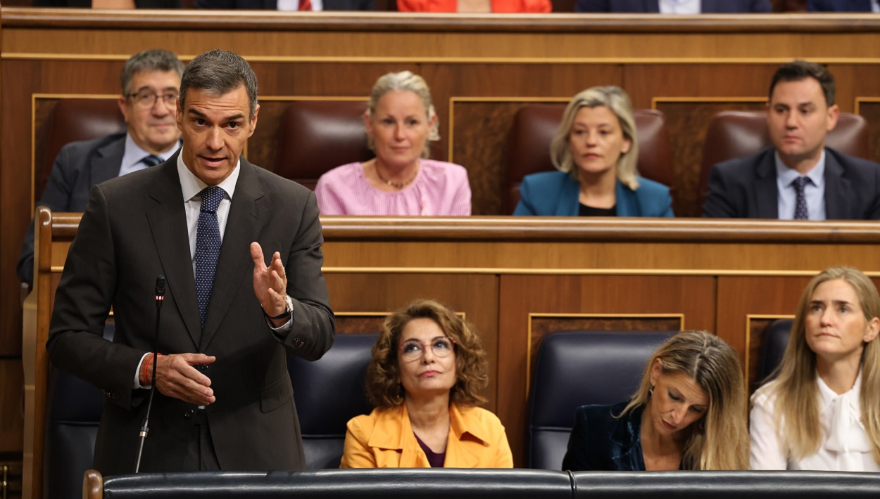 El presidente del Gobierno, Pedro Sánchez