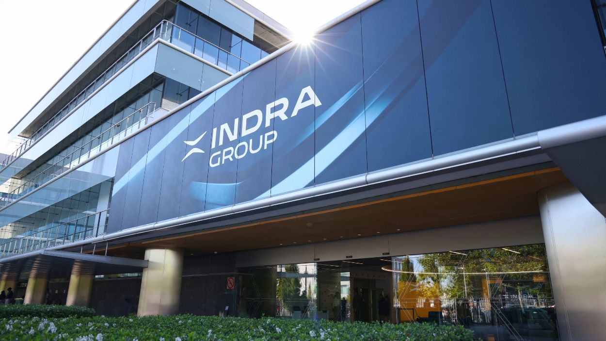 Fachada de uno de los edificios de Indra Group