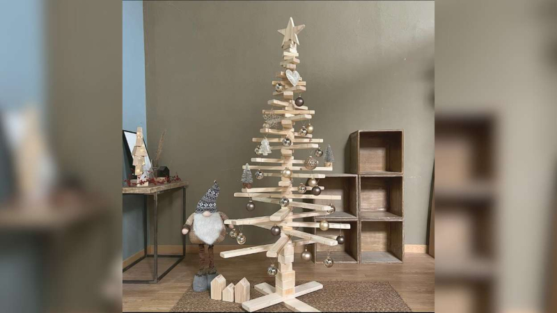 Árbol de Navidad de Madera Árbol de Navidad de Madera