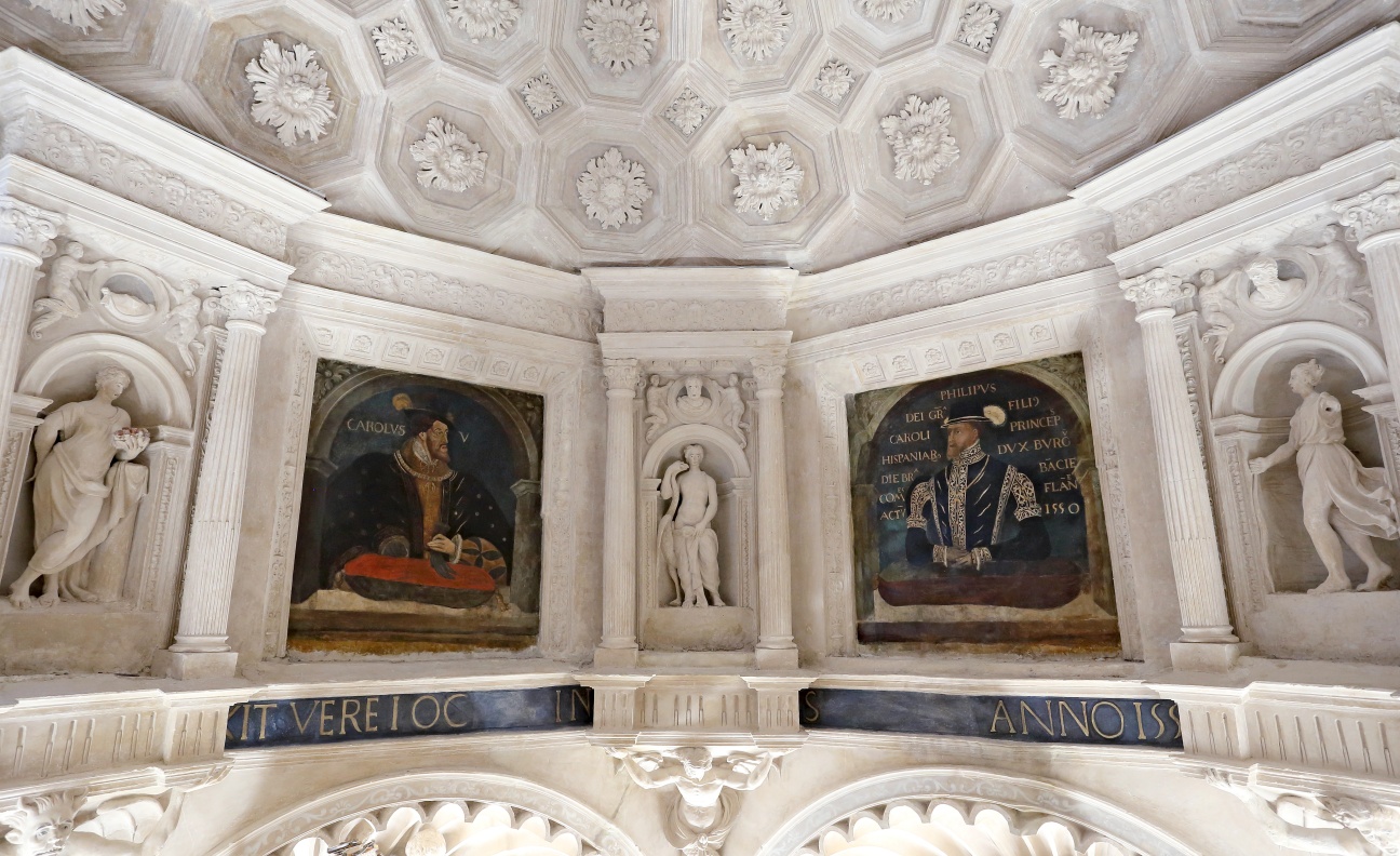 Frisos hallados durante la restauración de la cúpula del Palacio Episcopal de Tarazona (Zaragoza) (Foto: Fundación Tarazona Monumental)