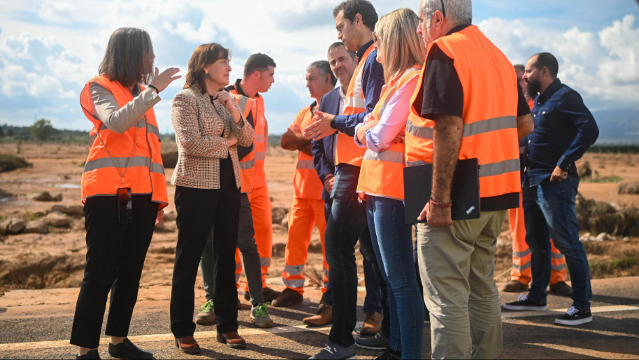 La consellera de Territorio y Vivienda, Sílvia Paneque, en Terres de l'Ebre