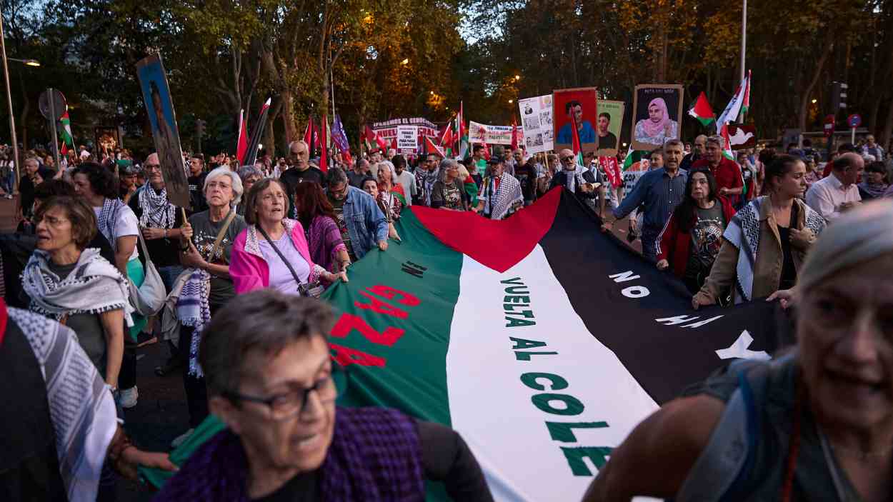 Marcha por Palestina en Madrid. EP