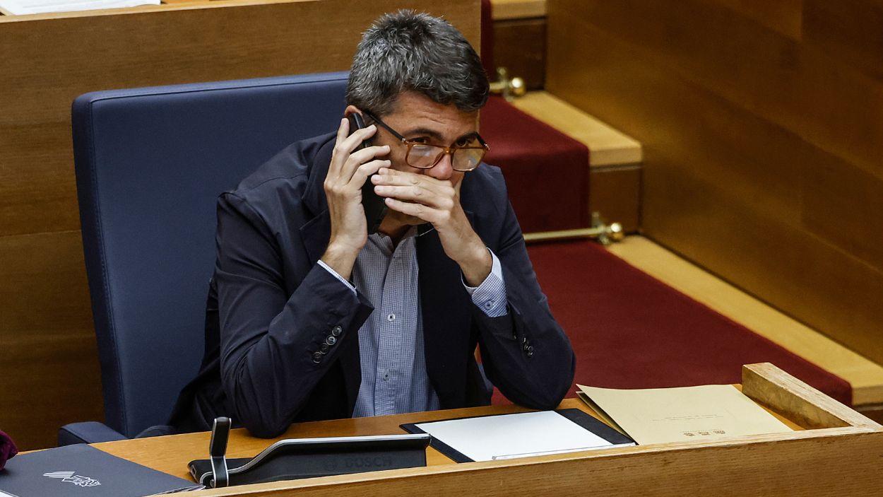 Carlos Mazón en Les Corts. EP