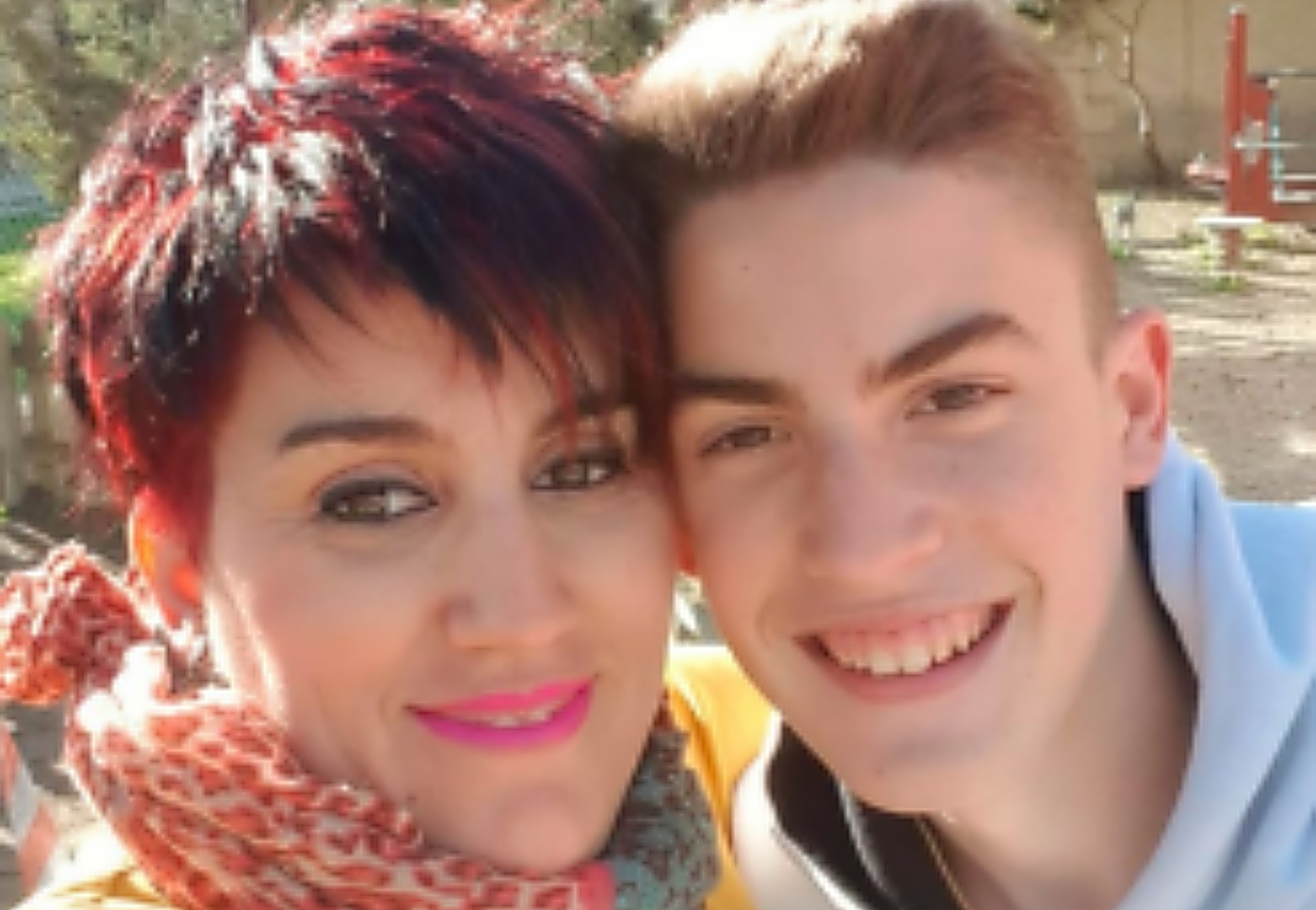 Silvia Guerrero junto a su hijo Juan. (Foto: Silvia Guerrero)