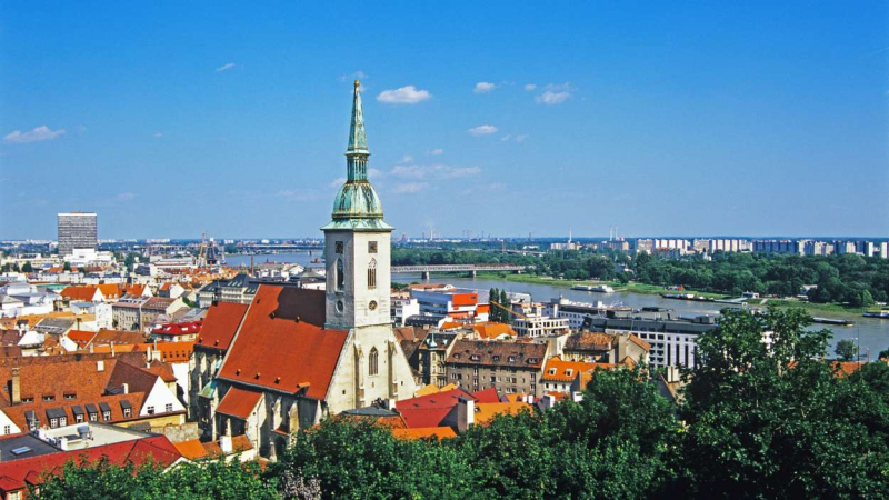 Vista aérea de Bratislava Vista aérea de Bratislava