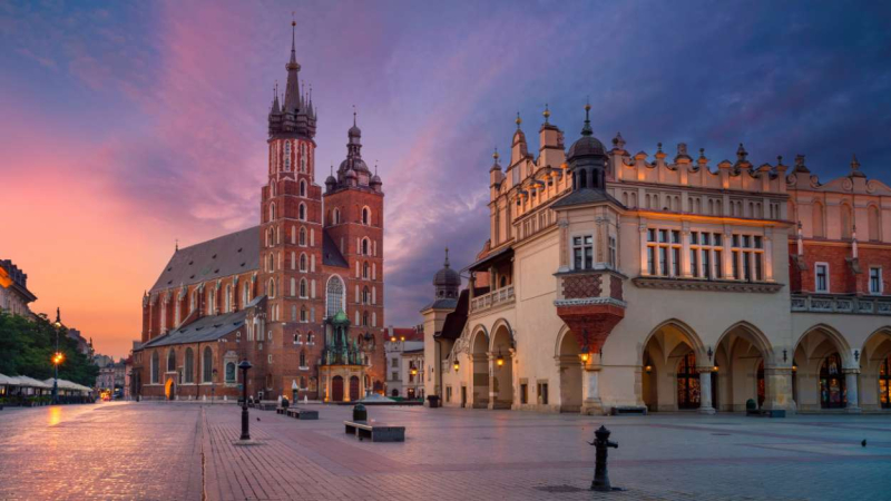 La ciudad de Cracovia La ciudad de Cracovia