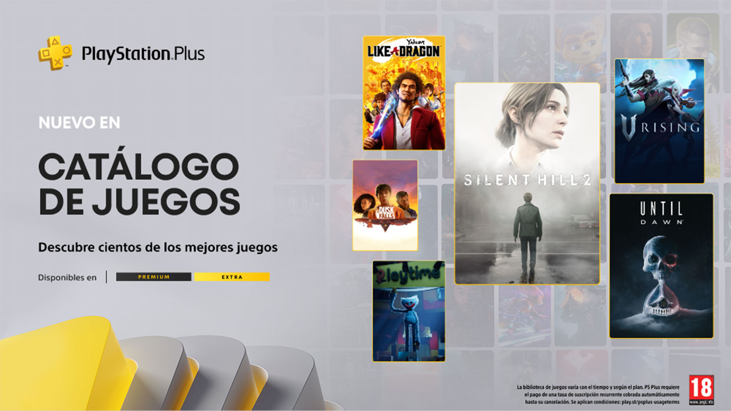 PS Plus Extra y Premium se refuerza en octubre con Silent Hill 2, Yakuza Like a Dragon y Tekken 3