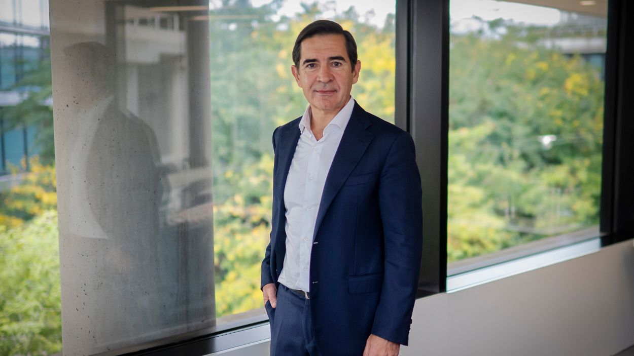 El presidente del BBVA, Carlos Torres Vila. EP.