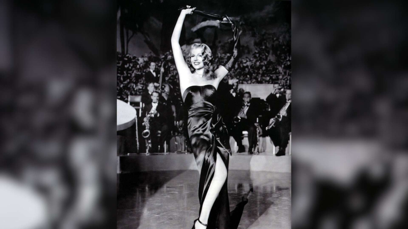 La actriz Rita Hayworth en Gilda La actriz Rita Hayworth en Gilda