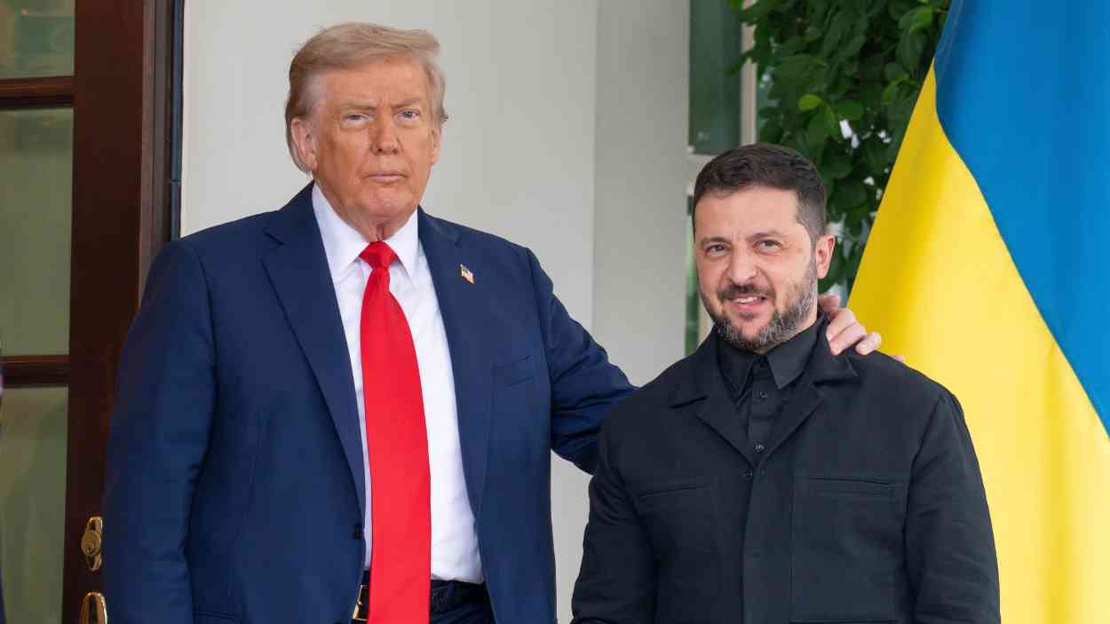 Trump y Zelenski en una imagen de archivo. EP