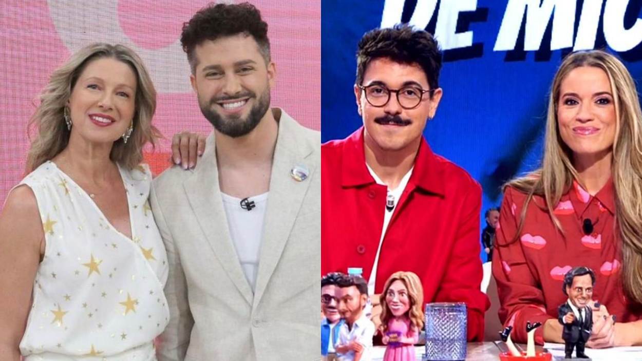 Anne Igartiburu con Javi de Hoyos y Fran Ramírez con Cristina Lasvignes