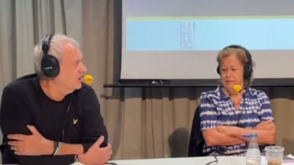 Javier Aroca y Berna González en Hoy por Hoy. 