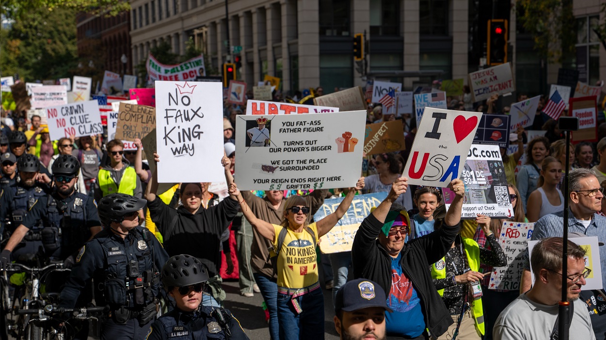 Marcha contra Donald Trump en Washington D.C. EP