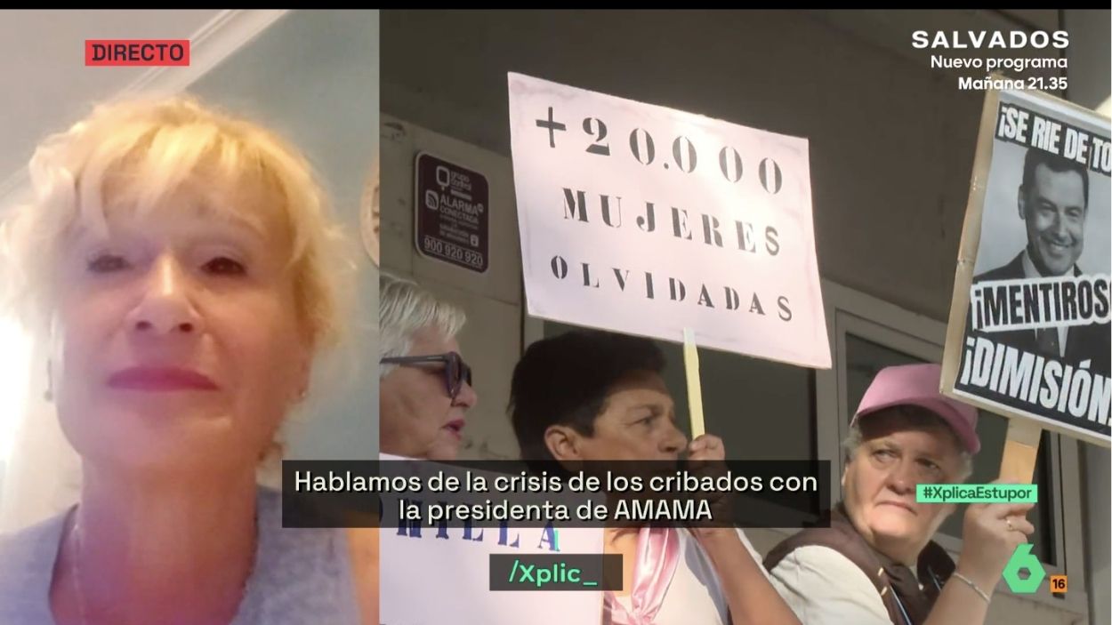 Ángela Claverol, presidenta de la Asociación de Mujeres con Cáncer de mama. laSexta.