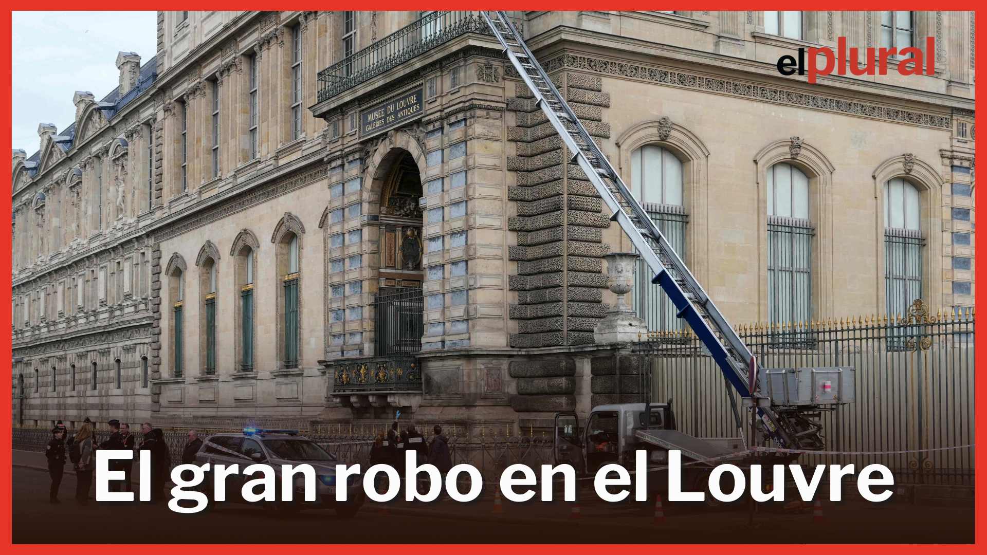 El Gobierno francés confirma un robo en el Louvre y declara el cierre provisional del museo