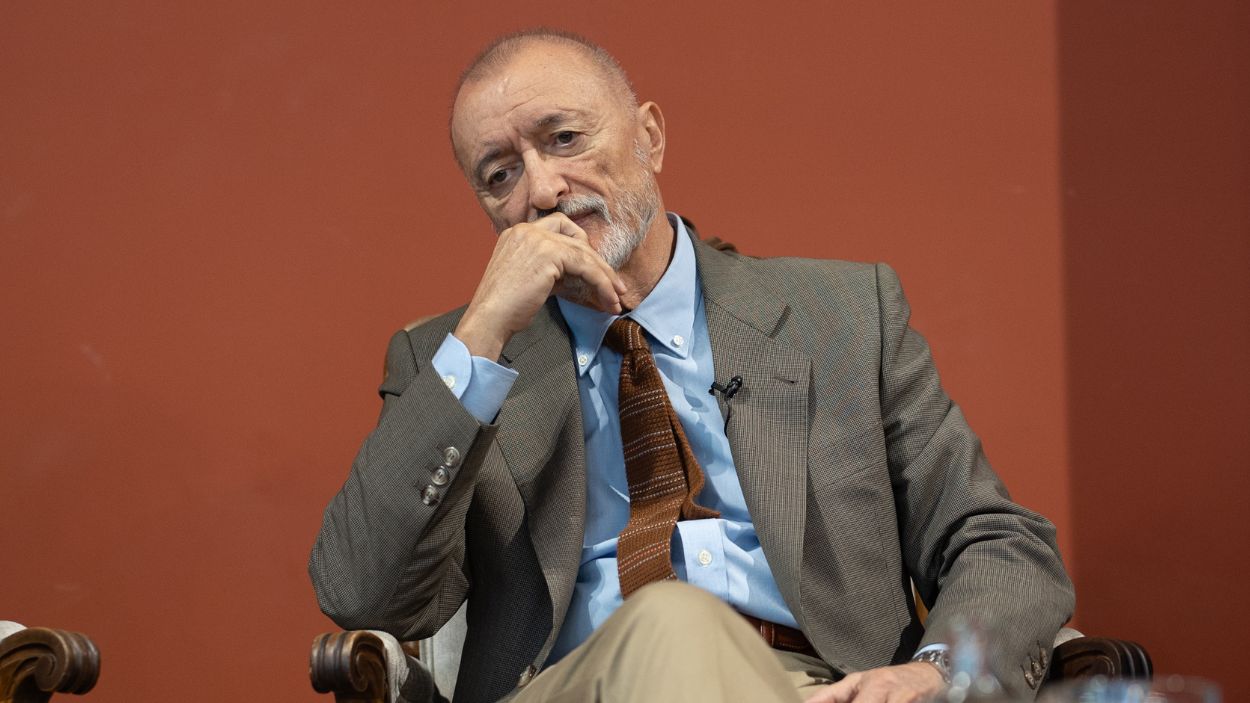 El novelista Arturo Pérez Reverte en una imagen de archivo. EP.