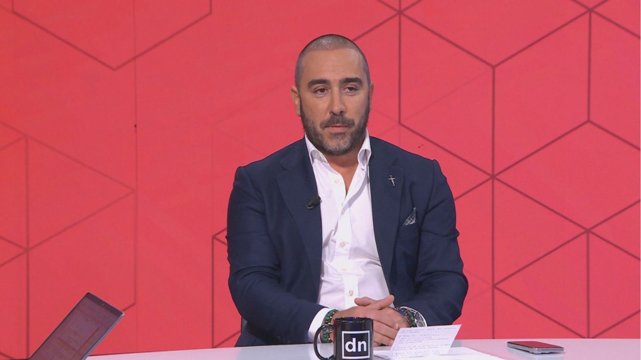 Víctor de Aldama en 'El análisis diario de la noche'. Telemadrid