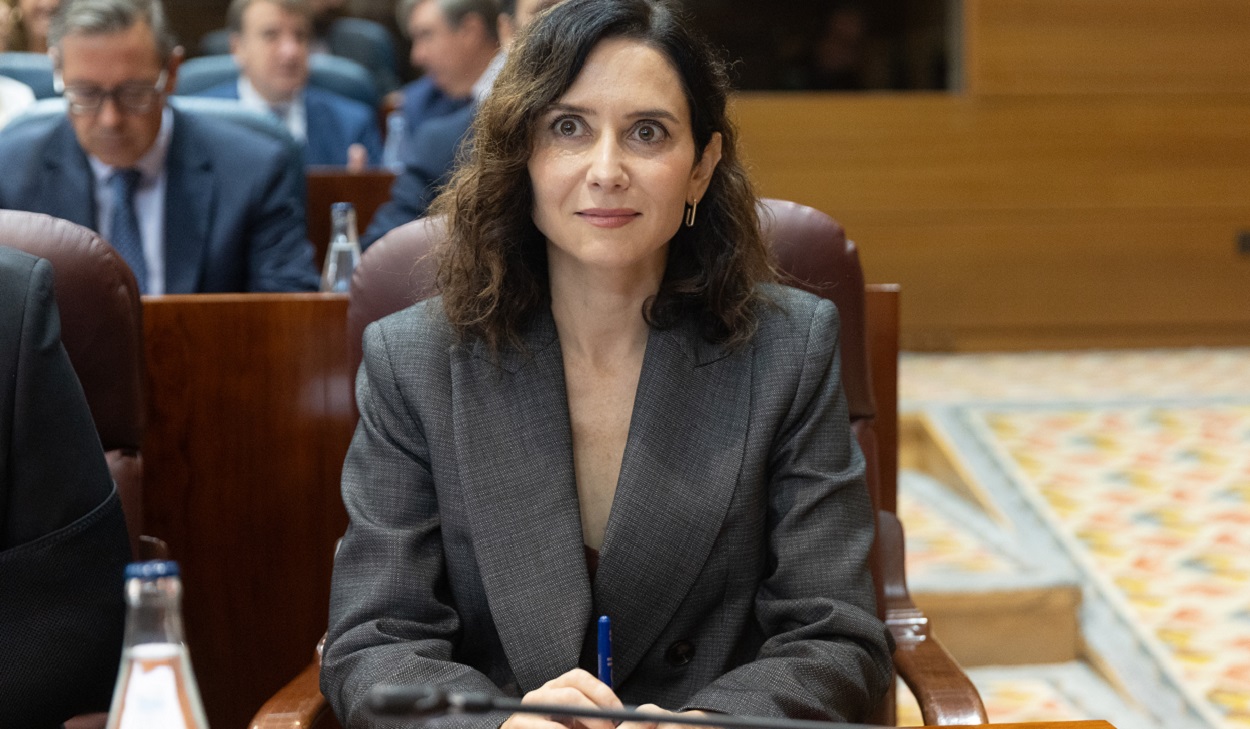 La presidenta de la Comunidad de Madrid, Isabel Díaz Ayuso. EP